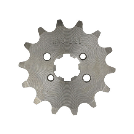front sprocket euro-2/3/4 - 420 - 14t derbi