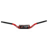 handlebar Doppler + steering pad D28.6mm - L775mm x H80mm black/red derbi, senda, sherco 497424