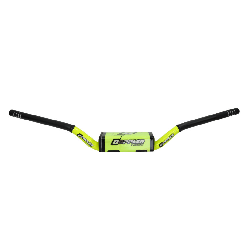 stuur Doppler + stuurpad D28.6mm - L775mm x H80mm zwart/geel derbi, senda, sherco 497426