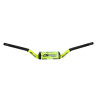 handlebar Doppler + steering pad black/yellow fluorine D28.6mm - L775mm x H80mm black/yellow derbi, senda, sherco 497426