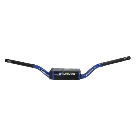 stuur Doppler + stuurpad D28.6mm - L775mm x H80mm zwart/blauw derbi, senda, sherco 511020