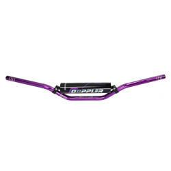 handlebar Doppler + steering pad Purple D22.2 - L740 - H70mm purple derbi, senda, gear moped, sherco 533907