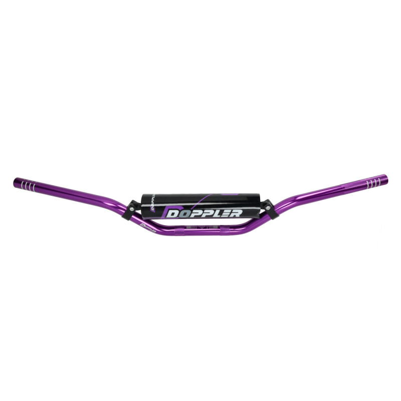 stuur Doppler + stuurpad D22.2 - L740 - H70mm paars derbi, senda, schakelbromfiets, sherco 533907