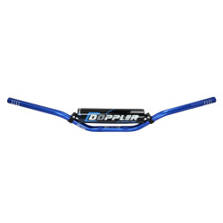 stuur Doppler + stuurpad blauw D22.2 - L740 - H70mm derbi, senda, schakelbromfiets, sherco 502009