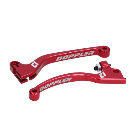 grip set Doppler brake + clutch cnc CNC AJP v.a. 2004 2013 red derbi, senda, sherco, rieju mrt 503856