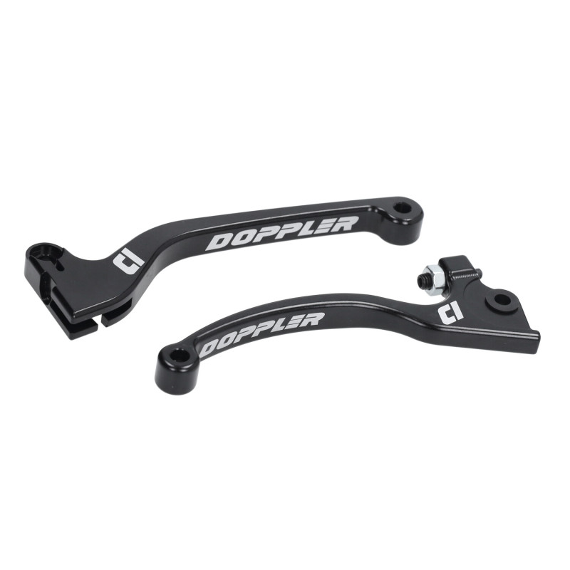 grip set Doppler brake + clutch cnc CNC AJP v.a. 2004 2013 black derbi, senda, sherco, rieju mrt 503804
