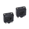 stuurklemset Doppler (voor 28.6mm stuur) cross, enduro, super motard zwart 500952