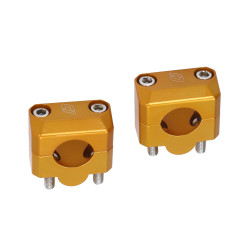 stuurklemset Doppler (voor 28.6mm stuur) cross, enduro, super motard goud 500955
