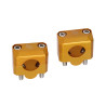 stuurklemset Doppler (voor 28.6mm stuur) cross, enduro, super motard goud 500955