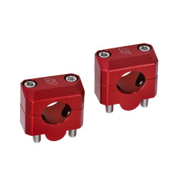 handlebar clamp set Doppler (for 28.6mm handlebars) cross, enduro red 500954
