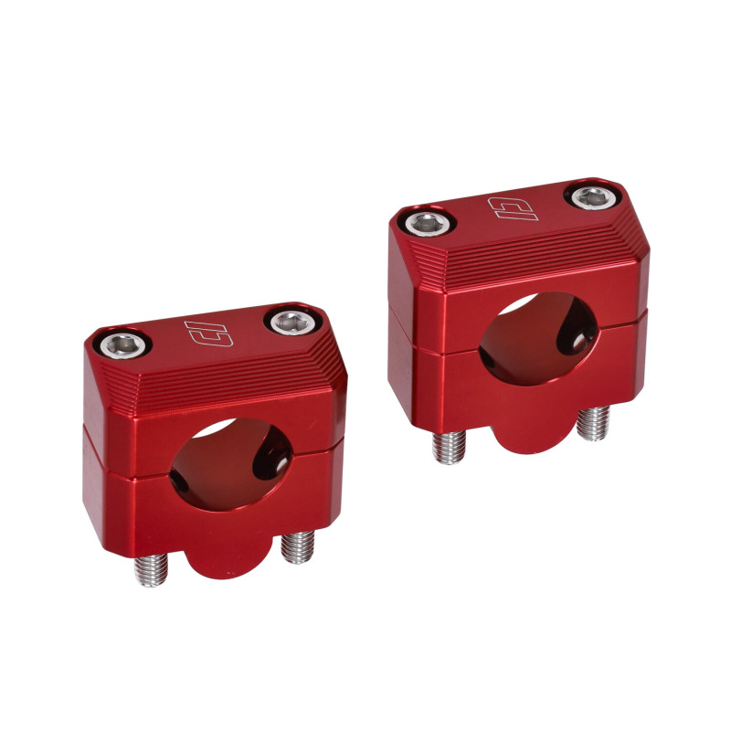 stuurklemset Doppler (voor 28.6mm stuur) cross, enduro, super motard rood 500954