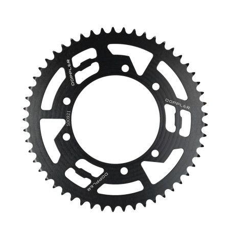 rear sprocket Doppler 53t black derbi, furia, peugeot, rieju mrt, rieju mrt pro, senda, senda sm, senda x-treme, xp6 500921