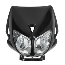 headlight unit 101 Octane double light complete + Spoiler black beta rr50, derbi, rieju mrt sm, senda x-treme, senda drd