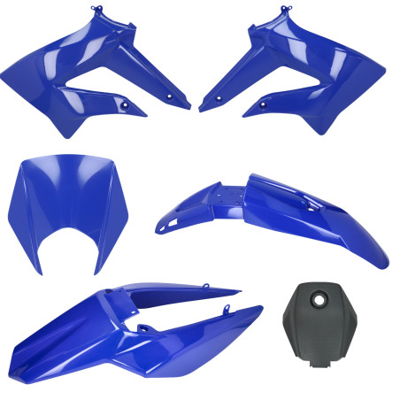 body panel set derbi nt blue 6-parts senda drd, senda x-treme, gilera SMT, gilera RCR
