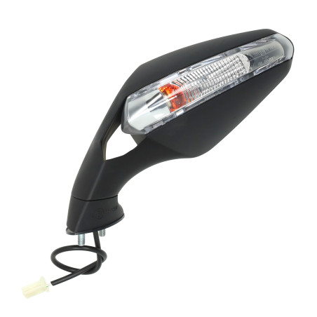mirror sport incl flashing light left derbi, gilera, gpr
