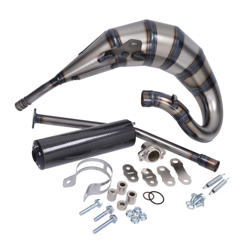 uitlaat yasuni linksom cross hm carbon/kevlar senda drd, senda2006, derbi tub233tck