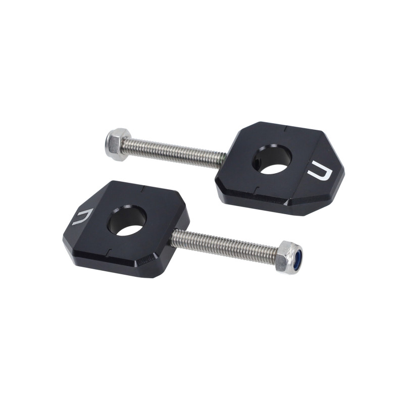 chain tensioner set 12mm black gilera RCR, senda, sx, aprilia rx50