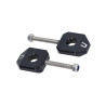 chain tensioner set 12mm black gilera RCR, senda, sx, aprilia rx50