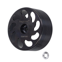 koppelinghuis BGM PRO achter wiel cnc zwart citta, vespa, ciao, si, bravo, grillo bgm7250