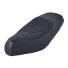 seat cover Regia RS Carbon Alcantara carbon 50/125/180cc black/grey runner 50/125/180/200
