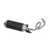 exhaust Turbokit oval euro-5 Gmax black/alu zip 4t [euro4], zip 4t [euro5]