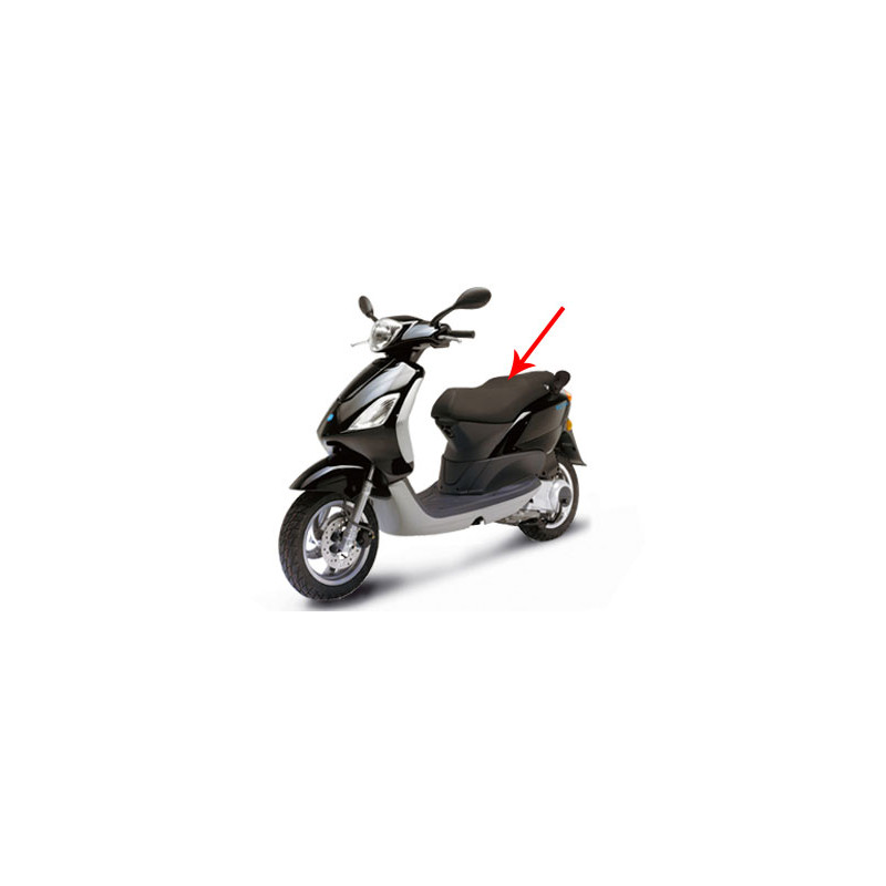 seat Piaggio original complete black fly 4t 6219790012