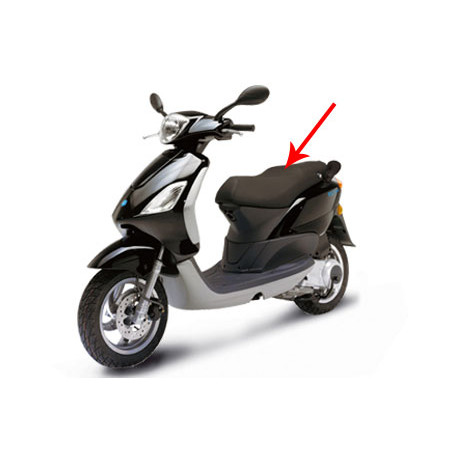 buddyseat Piaggio origineel compleet zwart fly 4t 6219790012
