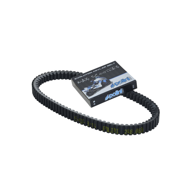 v-snaar polini kevlar 835x20.7 2008-2018 gts 300, gts 250cc, mp3-250cc, mp3-300cc 248.069