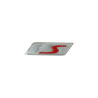 emblem Piaggio original leg shield lid word [S] (S) red/silver gts 125-150, sprint 50/125/150, gts super 300cc 2h003201