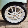 sticker set Piaggio original wheel border complete "WOTHERSPOON" front/rear 12 inch white/blue primavera 50/125/150, sprint 50/1