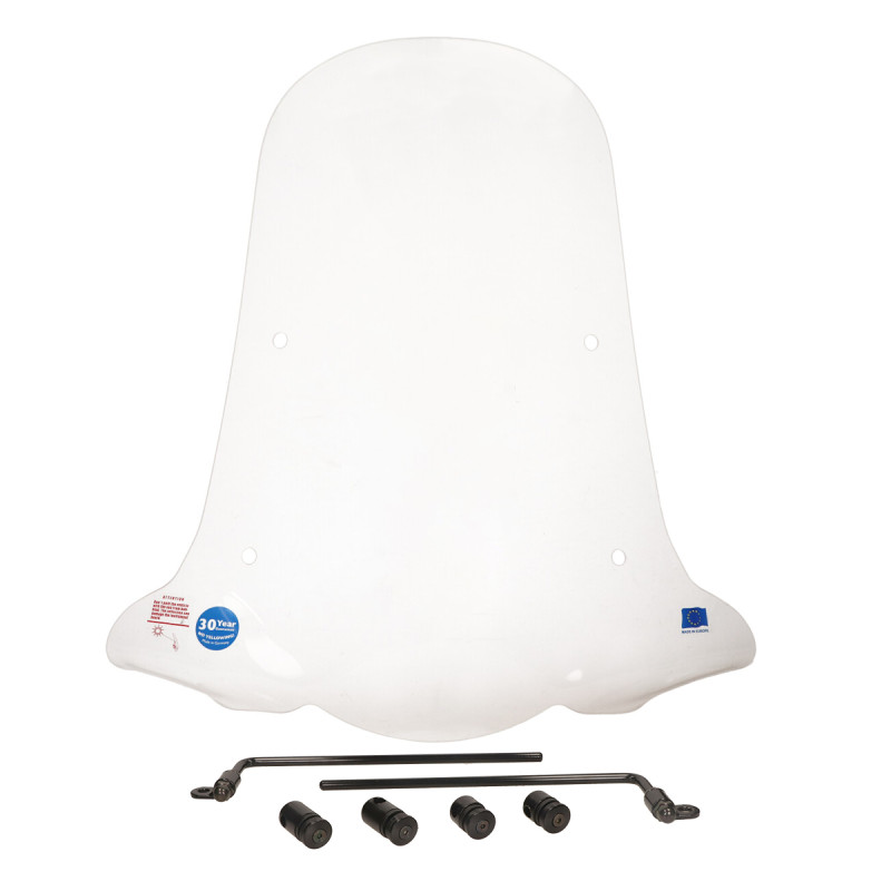 windscherm Regia met bevestigingsset hoog (made in EU) Piaggio one helder piaggio1 (one)