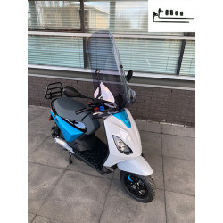 windshield Regia with mounting set high piaggio ONE (made in EU) smoke piaggio1 (one)