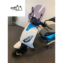 windscherm Regia met bevestigingsset laag smoke piaggio1 (one)