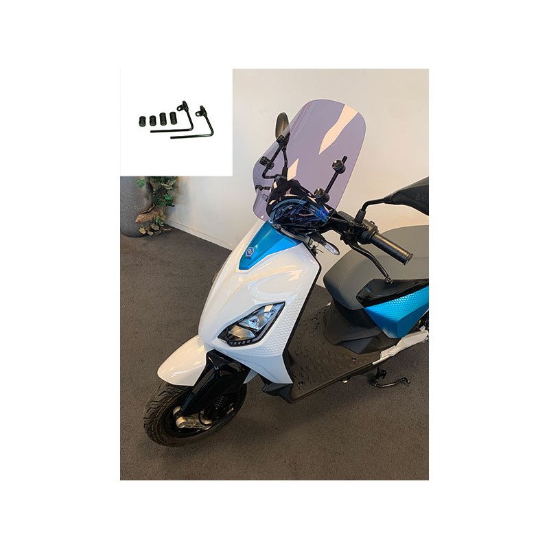 windscherm Regia met bevestigingsset laag smoke piaggio1 (one)