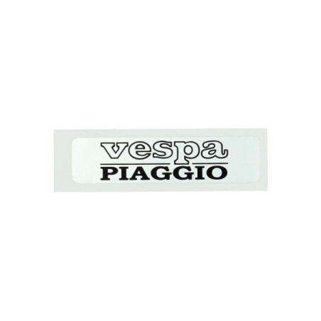 embleem tanklogo zilver/zwart bromfiets vespa