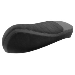 seat cover Regia alcantara stripe Sport (made in EU) vespa black/black gts 125cc, gts 250cc, gts 300 (euro4)