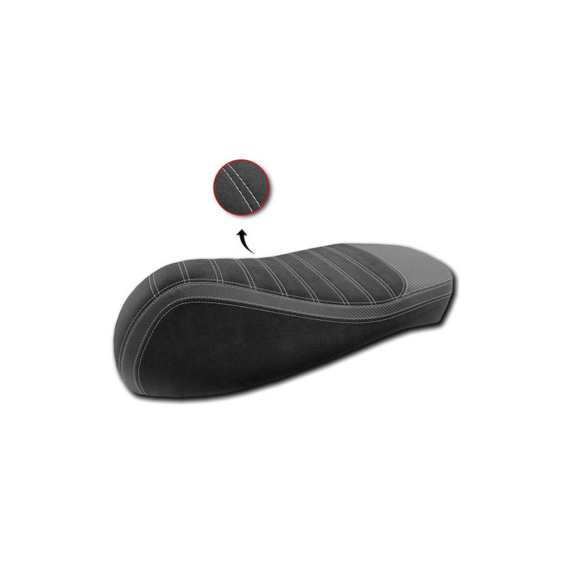 buddydek Regia alcantara streep Sport (made in EU) Vespa zwart/wit