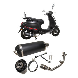 uitlaat Power1 euro-4 Evo-1 zwart primavera, sprint, zip 4t
