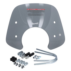 windshield Piaggio original with mounting set low low smoke gts all models 1b007200