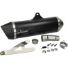 exhaust Leovince e-approval slip-on Piaggio black matt/carbon mp3, beverly, fuoco, x8, x9 14005