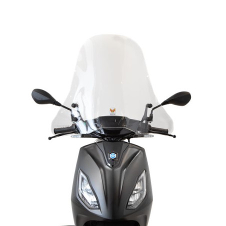windshield Isotta with mounting set high clear Piaggio1+ (one)