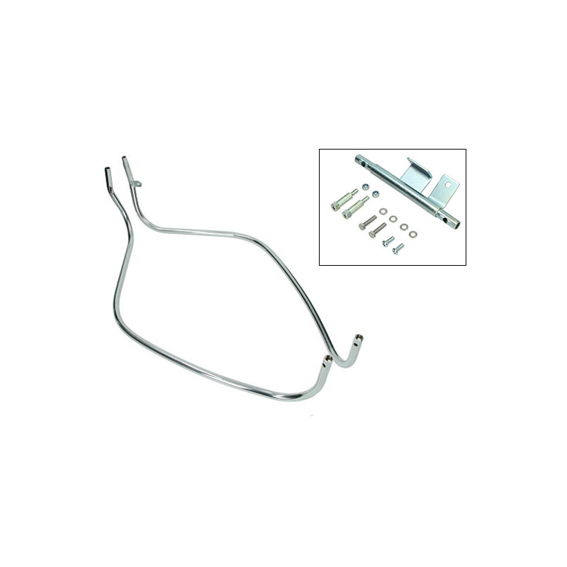 trim bracket set Regia front side (made in EU) chrome lx, vespa