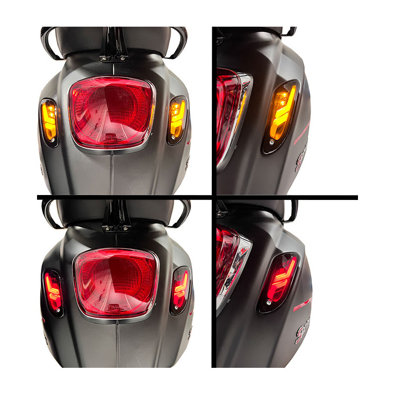knipperlichtset DMP led EVO-2 matrix achter smoke primavera, sprint