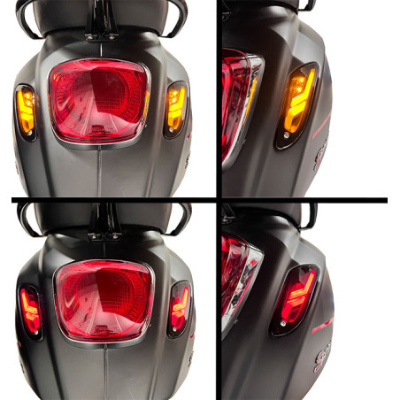 knipperlichtset DMP led EVO-2 matrix achter smoke primavera, sprint