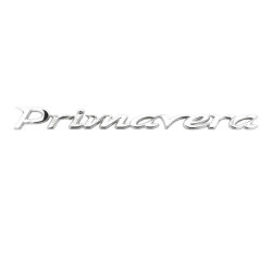 emblem word [primavera] rear cover 15cm chrome elettrica, primavera 50/125/150/180 1b000942