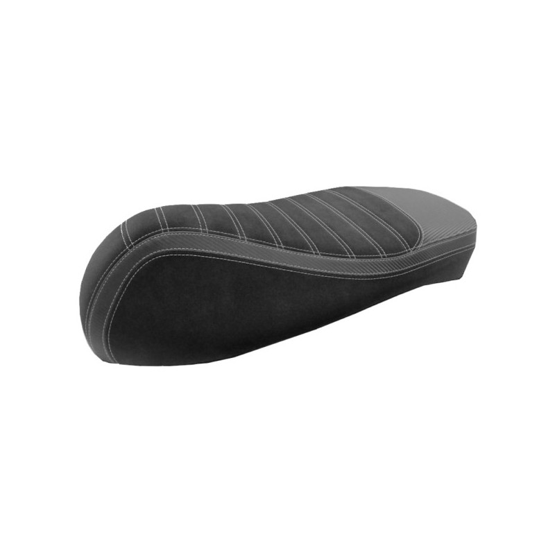 buddydek Regia alcantara streep Sport (made in EU) Vespa zwart/grijs