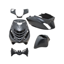 body panel set DMP model SP EVO-1 EVO-1 carbon gloss 5-parts zip2000, zip 100/125