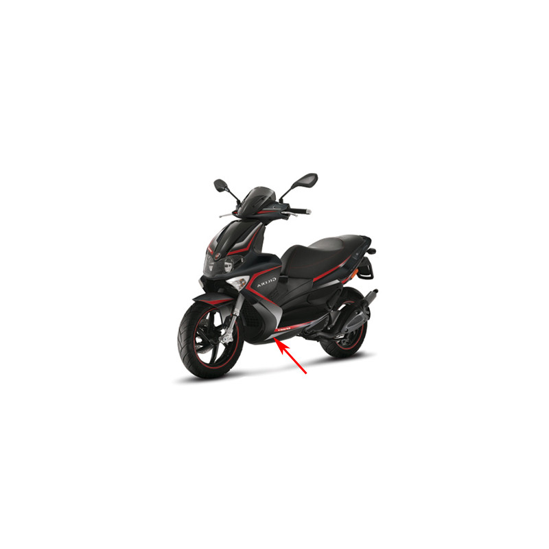 lower spoiler Piaggio original black lucido 94 Runner rst 6565236090