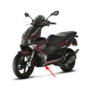 onderspoiler Piaggio origineel zwart lucido 94 runner rst 6565236090