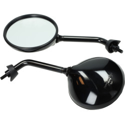 mirror single e-approval thread left left black gloss gts